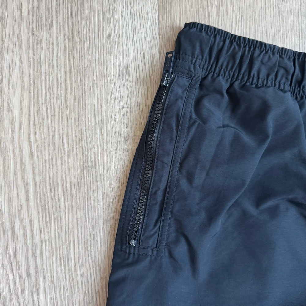 Jordan Black Windbreakers with Elastic Waistband and Tapered Fit - Picture 4 of 8